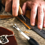 crafting beautiful leather goods