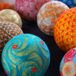 temari balls japanese embroidery